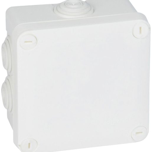 Legrand Boîte de dérivation Plexo AP, mouillé IP55, blanc 80 x 80 x 45 mm