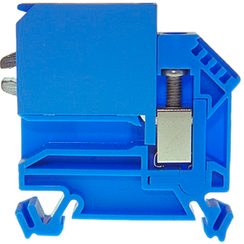 Neutralleiter-Trennklemme DIN35 6mm² blau - Normrahmen