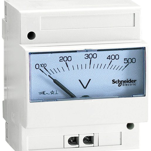 E44-Voltmètre analogique de tableau 300vca / 60 x 47mm avec miroir classe  2,5 à 10,90 €
